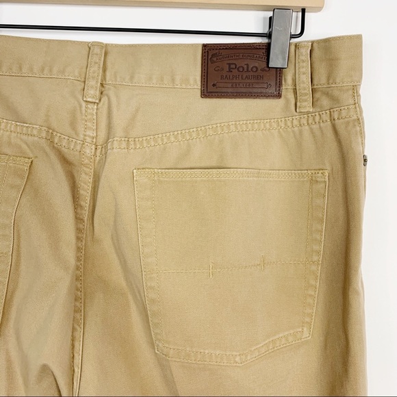 Polo Ralph Lauren Khaki Tan Straight Leg Pants - Picture 3 of 7
